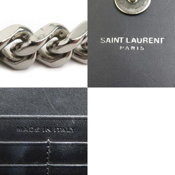 SAINT LAURENT Black Leather Wallet - Picture 5 of 5
